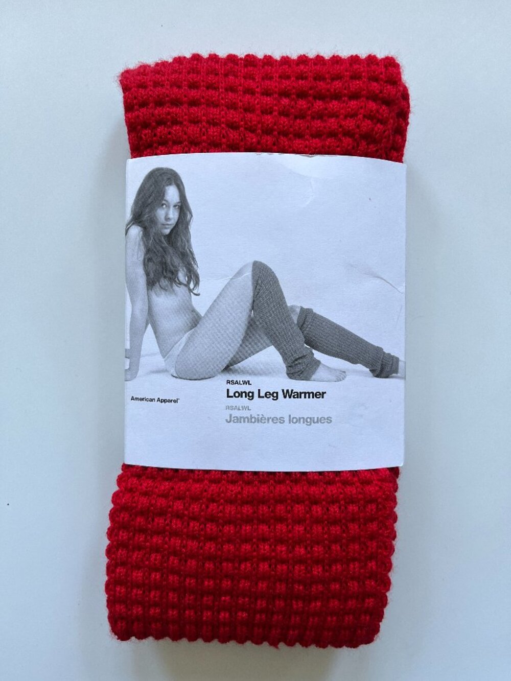 American Apparel Red Leg Warmers -2009